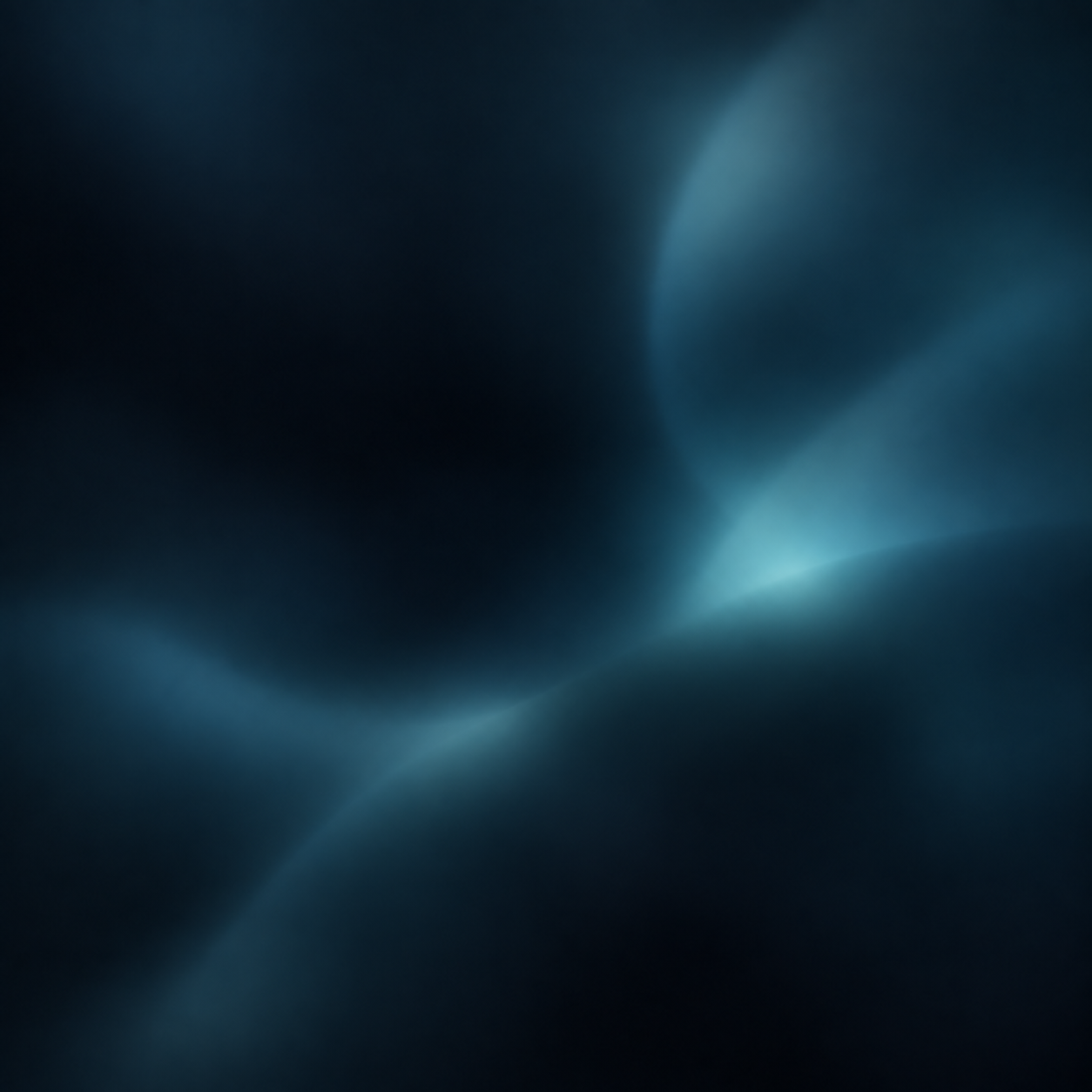 Abstract teal-blue light