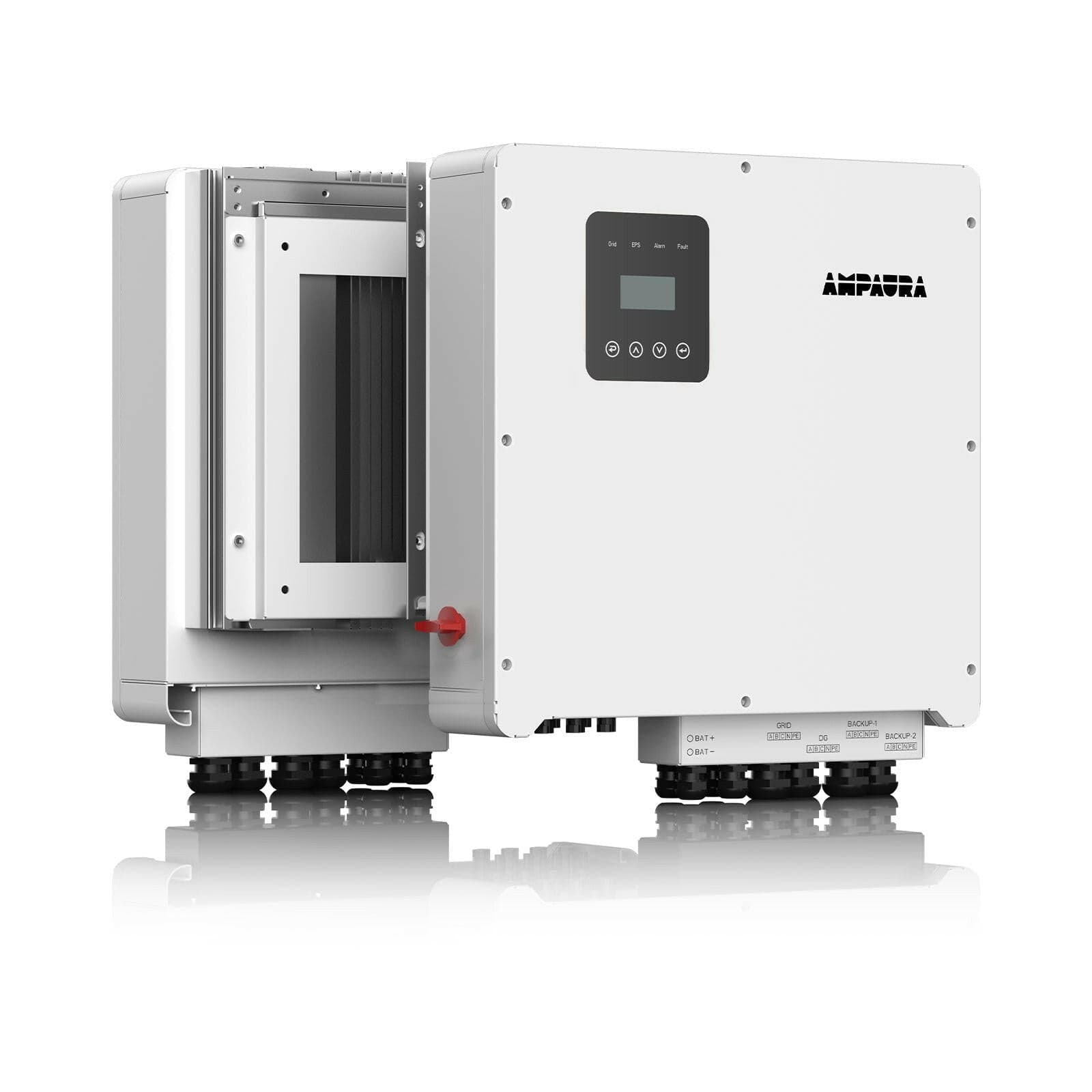 AmpAura Roca 10kW Hybrid Inverter.